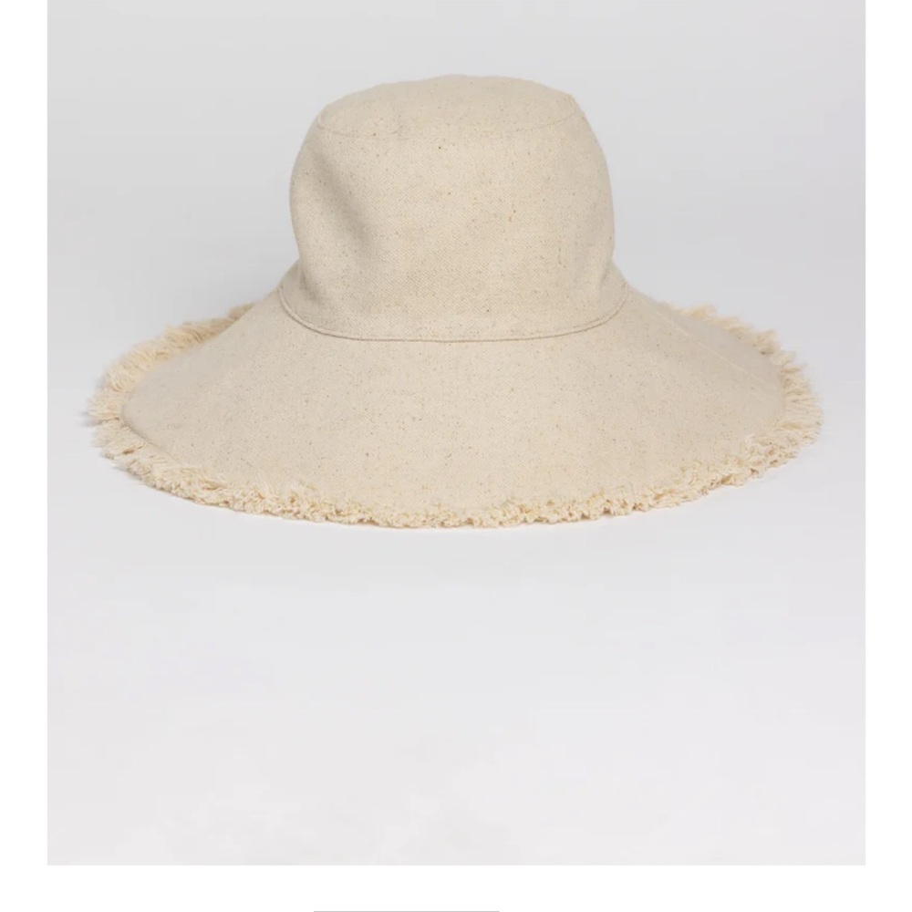 Canvas Packable Sun Hat- Natural